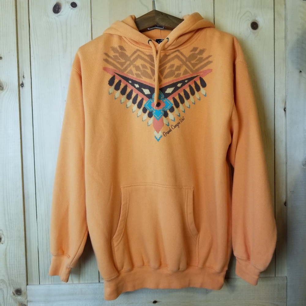 Prairie Mountain Grand Canyon West Navajo Design Hoodie Sweatshirt